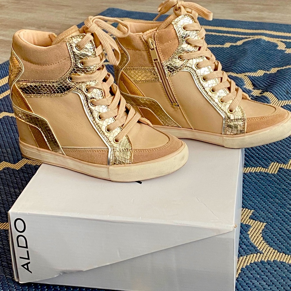 Aldo heeled sneakers